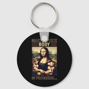 Chaveiro Mona Lisa Bodybuilding Muscle Gym Weising Wo