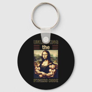 Chaveiro Mona Lisa Bodybuilding Muscle Gym Weising Wo