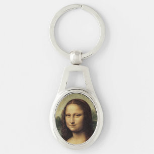 Chaveiro Mona Lisa em detalhe por Leonardo da Vinci