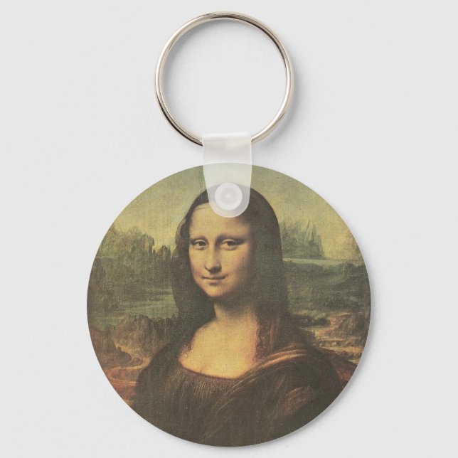 Chaveiro Mona Lisa Leonardo da Vinci de Belas Arte (Frente)
