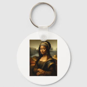 Chaveiro Mona Lisa Negra História Negra Americana Mon