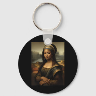 Chaveiro Mona Lisa Preta História Negra Americana Mon