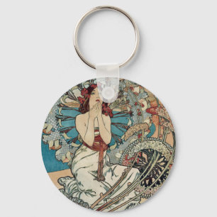 Chaveiro ~ Monaco Monte de Alphonse Mucha - arte Nouveau de