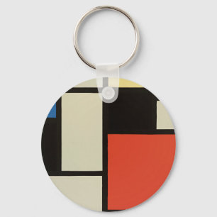 Chaveiro Mondrian Composition Modern Abstrato Pintura