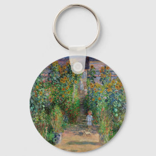 Chaveiro Monet Garden Vetheuil Impressionim Pintura