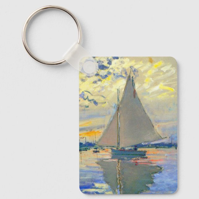 Chaveiro Monet Sailboat no Le Petit-Gennevilliers (Frente)
