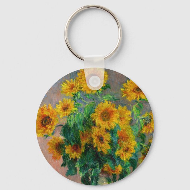 Chaveiro Monet Sunflower (Frente)
