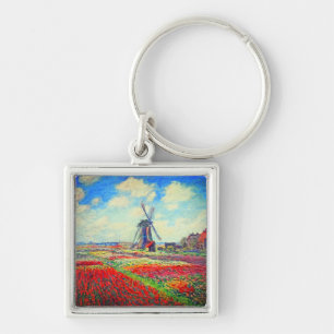 Chaveiro Monet Tulips Windmill