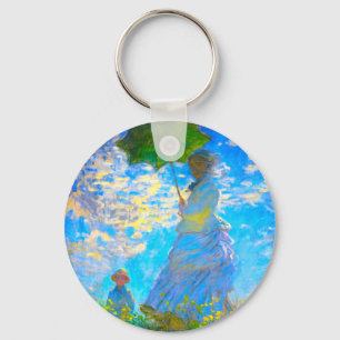 Chaveiro Monet Woman com Parasol