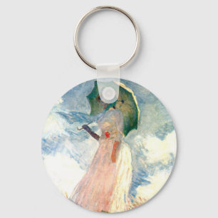 Chaveiro Monet Woman com Parasol à esquerda