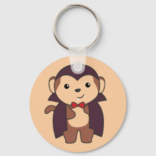 Chaveiro Monkey Halloween Curioso Crianças Diabos Vampiro C