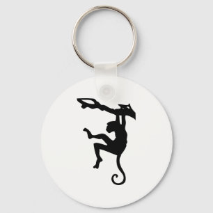 Chaveiro Monkey Silhouette
