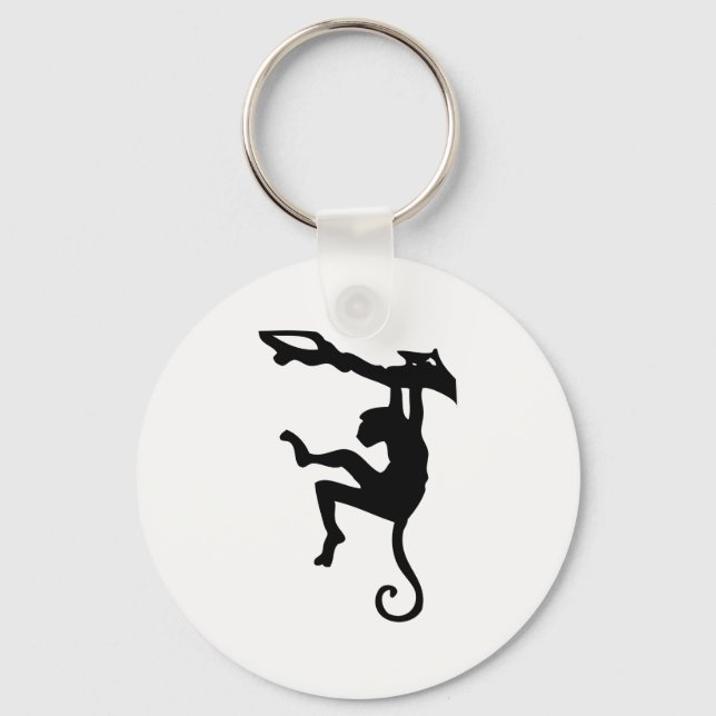 Chaveiro Monkey Silhouette (Frente)