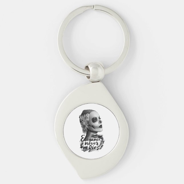 Chaveiro Monochrome Calavera (Frente)