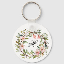 Monograma Bonito Pau e Flores Selvagens