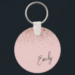 Chaveiro Monograma Brilhante cor-de-rosa-pincel Dourada cin<br><div class="desc">Rosa Dourado - Chaveiros com nomes de Monograma (Cadeia de Chave) de Script Glitter Brilhante Cor-de-Rosa Esmagada. Isto faz o doce e perfeito aniversário de 16 anos,  casamento,  chá de panela,  aniversário,  chá de fraldas ou festa de solteira presente para alguém que ama luxo de luxo e estilos quíticos.</div>