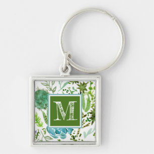 Chaveiro Monograma  Campo I Suculento