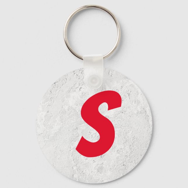 Chaveiro Monograma com nome de adição simples profissional  (Frente)