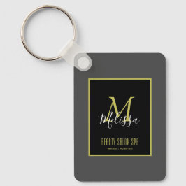 Chaveiro Monograma da Bela Dourada Salon SPA
