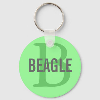 Chaveiro Monograma de Beagle