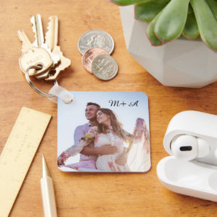 Chaveiro Monograma de Fotografias Personalizado