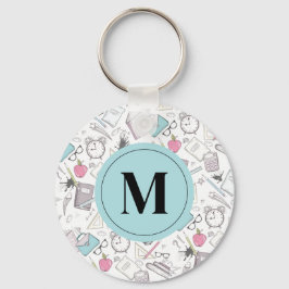 Chaveiro Monograma de Professores Bonitos