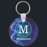 Chaveiro Monograma DNA Fingerprint Science<br><div class="desc">Personalize com seu nome de família e monograma para criar um chaveiro legal e moderno,  inspirado na ciência,  projetado para todos os médicos,  cientistas,  professores de ciência,  estudantes de ciência,  técnicos de laboratório,  enfim,  qualquer geek de ciência em sua vida (e isso inclui você)! Projetado por Thisnotme©</div>