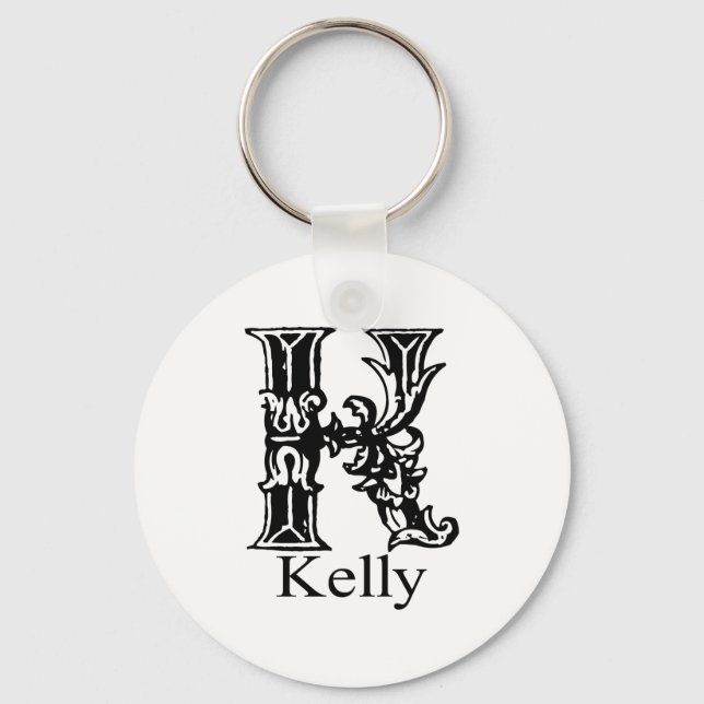 Chaveiro Monograma do rico: Kelly (Frente)