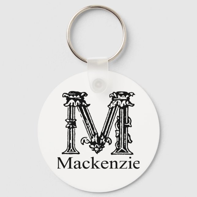 Chaveiro Monograma do rico: Mackenzie (Frente)