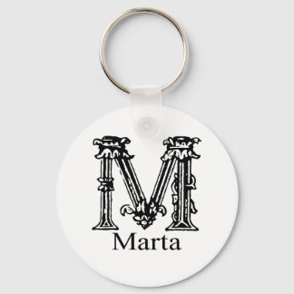 Chaveiro Monograma do rico: Marta