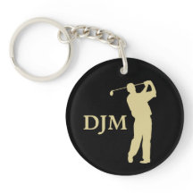Monograma Dourado Silhouter Golfer