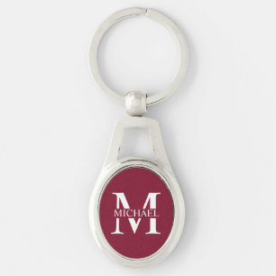 Chaveiro Monograma e Nome Personalizados