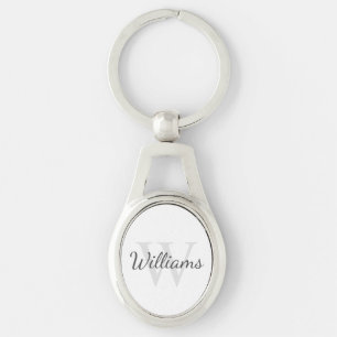 Chaveiro Monograma e Nome Personalizados