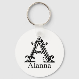 Chaveiro Monograma extravagante: Alanna