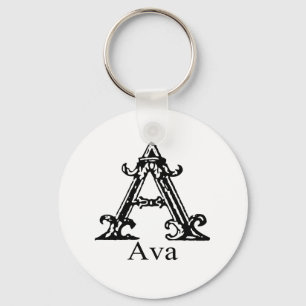 Chaveiro Monograma extravagante: Ava