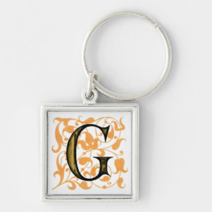 Chaveiro Monograma extravagante 'G do vintage