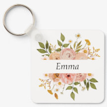 monograma floral boêmico bonito ou nome