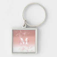 Monograma Floral Rosa Simples