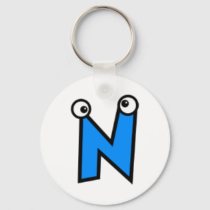 Chaveiro Monograma Funny - Letra N