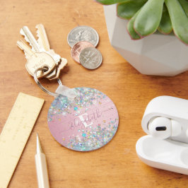 Chaveiro Monograma Holográfico de Falência Minográfica Mode