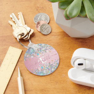 Chaveiro Monograma Holográfico de Falência Minográfica Mode