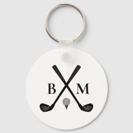 Chaveiro Monograma - Letra Inicial Crie seu próprio Golf Cl