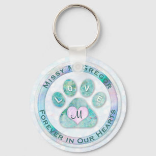 Chaveiro Monograma Memorial Pet Simples e Doce