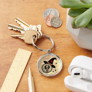 Chaveiro Monograma O Halloween Sky Witeen Nome