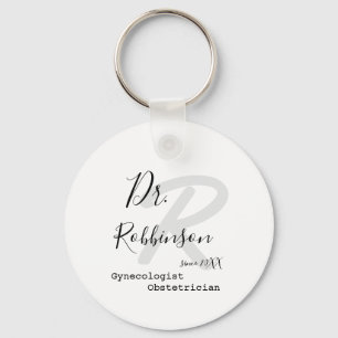 Chaveiro Monograma Obgyn Obstetrícia Ginecologista Personal
