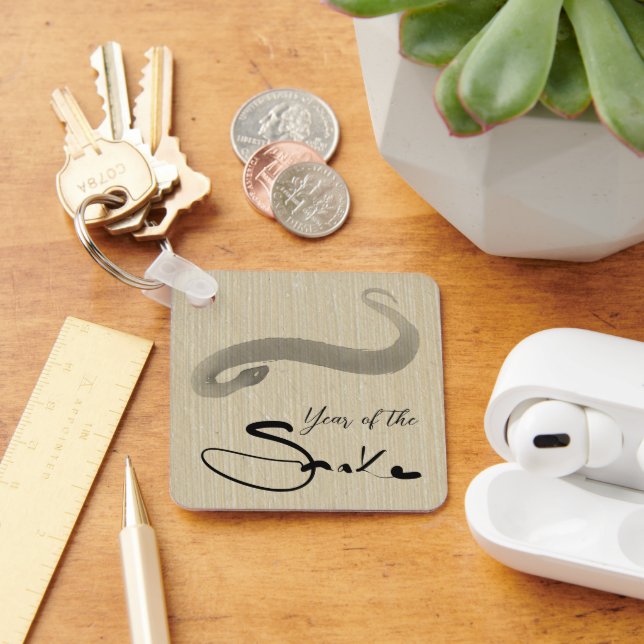 Chaveiro Monograma original vietnamita chinês de Cobra ano  (Mesa)