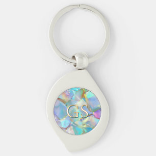 Chaveiro Monograma ou Nome Grande em Opal