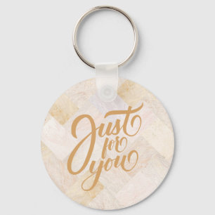 Chaveiro Monograma Personalizado Abstrato moderno Areia Ele