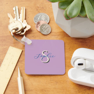 Chaveiro Monograma Personalizado do Nome da Escola para Cas
