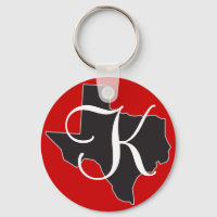 Monograma Personalizado do Texas Inicial no Contor